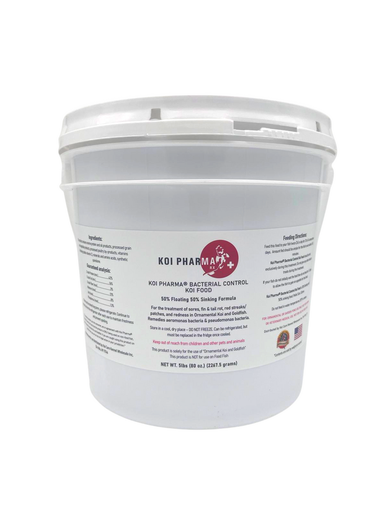 Bacterial Control Koi Food by KOI PHARMA® - Bacterial Disease Neutralizer
