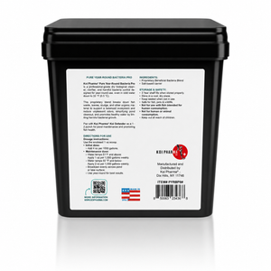 Pure Year-Round Bacteria Pro -- 3-In-1 Pond Cleaner, Clarifier & Koi Disease Control
