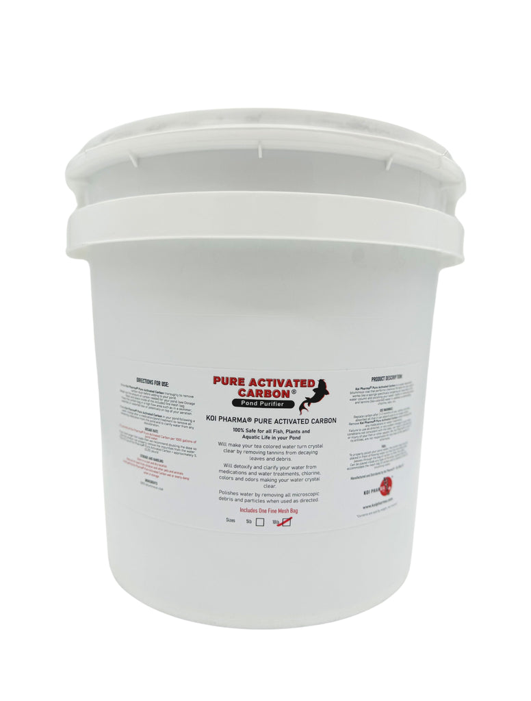 KOI PHARMA® Pure Activated Carbon Pond Purifier - Crystal Clear Water Solution