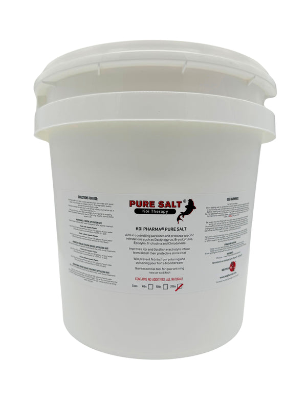 Pure Salt Koi Therapy - All-Natural Parasite and Protozoa Control Koi Salt Treatment