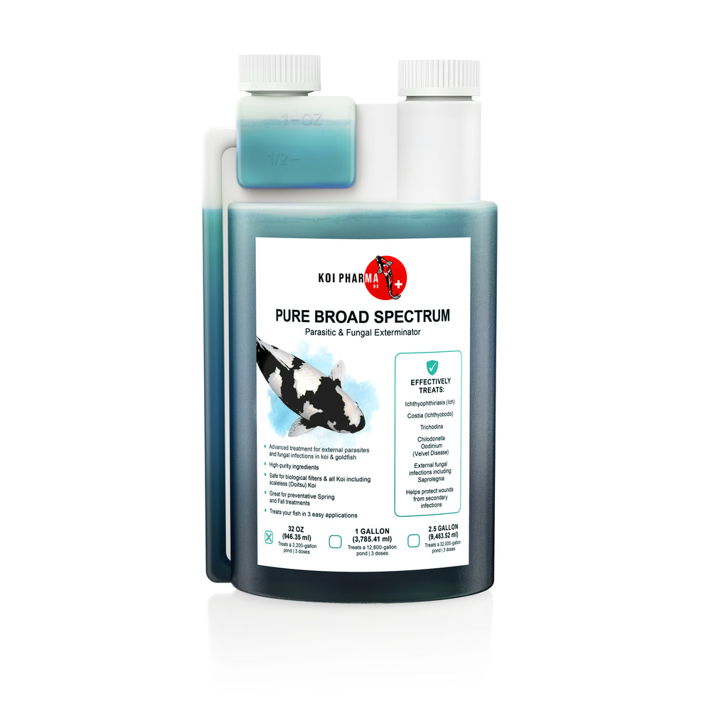 Pure Broad Spectrum Parasitic & Fungal Exterminator - Koi Fish Parasite Treatment