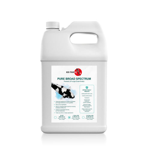 Pure Broad Spectrum Parasitic & Fungal Exterminator - Koi Fish Parasite Treatment