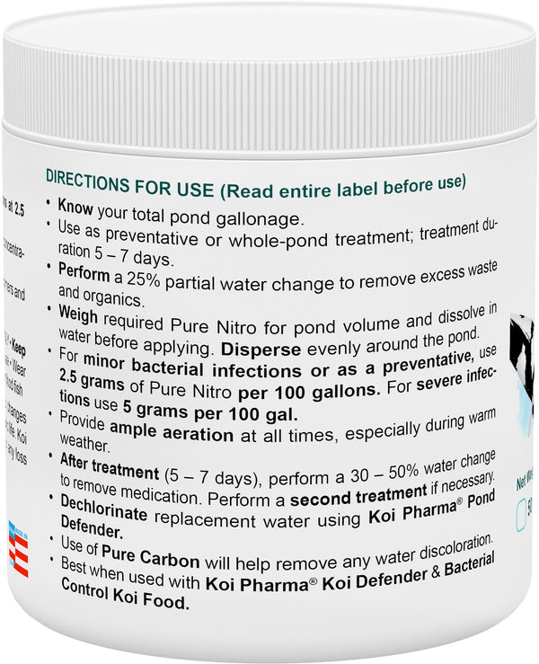 Pure Nitro - Whole Pond Bacterial Medication for Koi Health