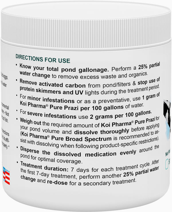 Pure Prazi The Fluke Eliminator - Effective Praziquantel Medication by KOI PHARMA®