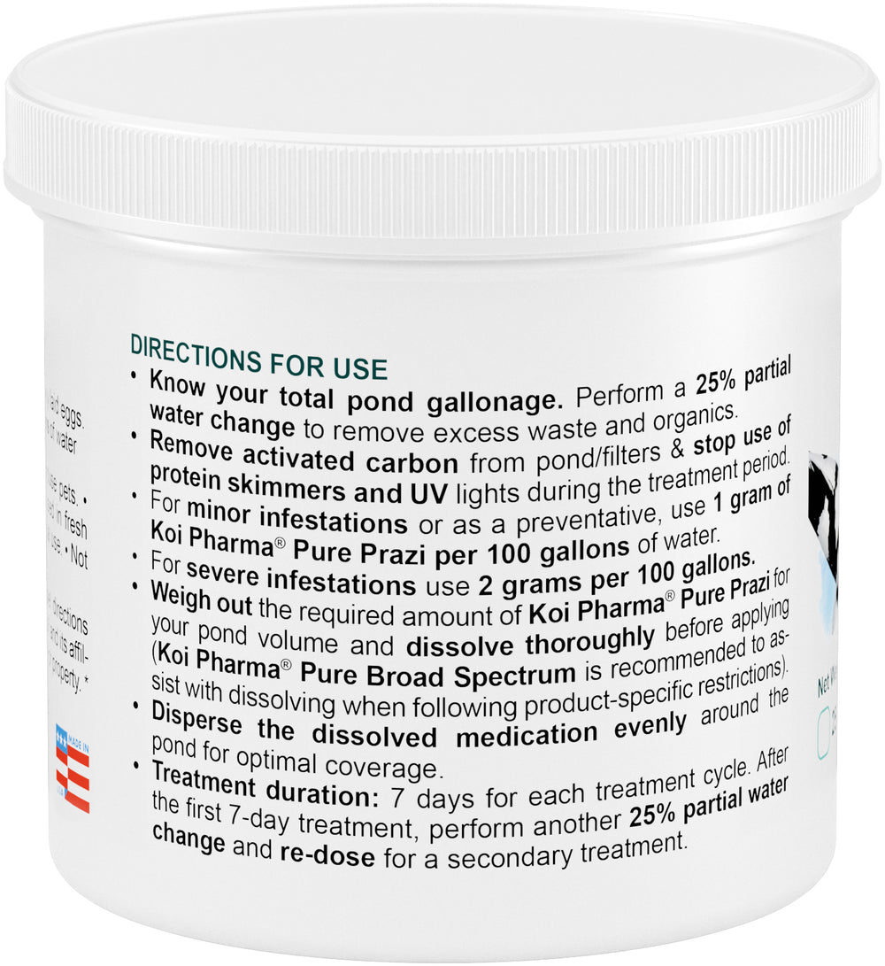 Pure Prazi The Fluke Eliminator - Effective Praziquantel Medication by KOI PHARMA®